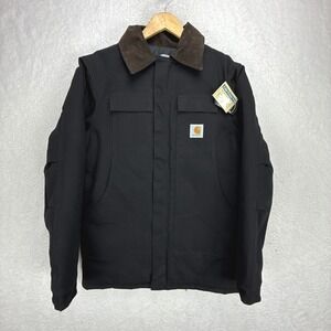 Carhartt Arctic Jacket Nylon Quilt Lined Men Medium Tall 40T CQ195 Black NWT NOS